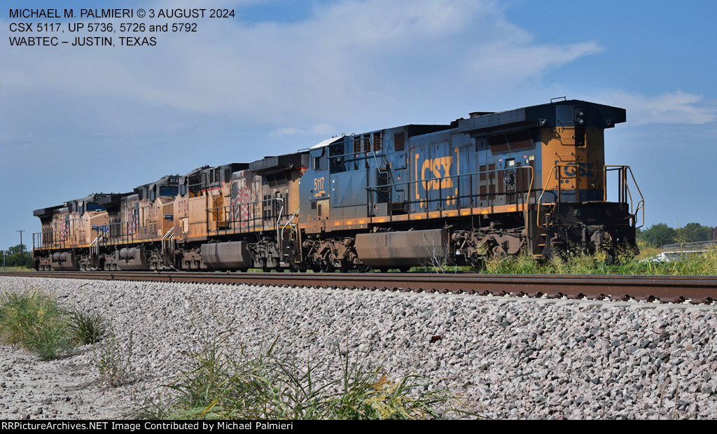 CSX and UP AC4400CW Units